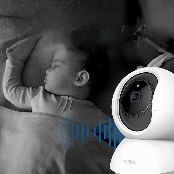 Câmara de Vigilância Wifi Tapo C200 Rotativa 360