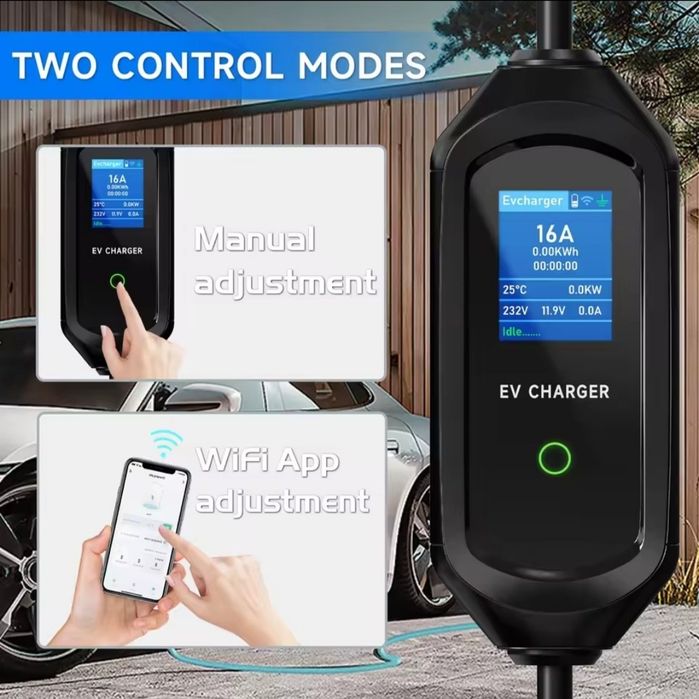 3.6KW 16A wallbox elektryczna ładowarka typ 2 WIFI / 3,5m