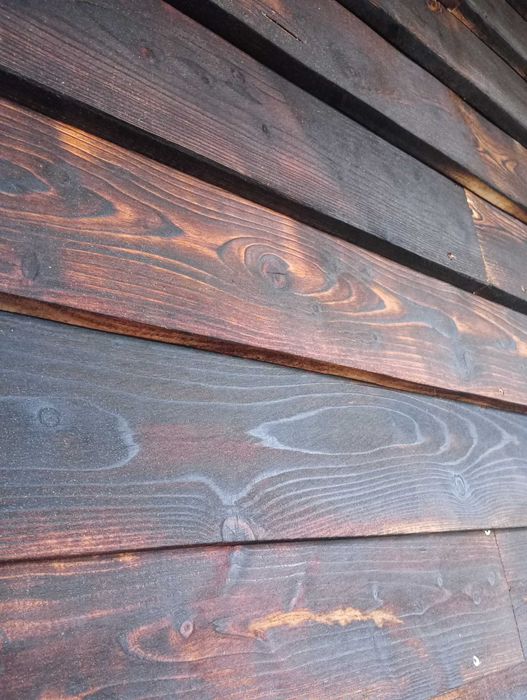 Deska elewacyjna opalana/szalówka opalana postarzana PRODUCENT