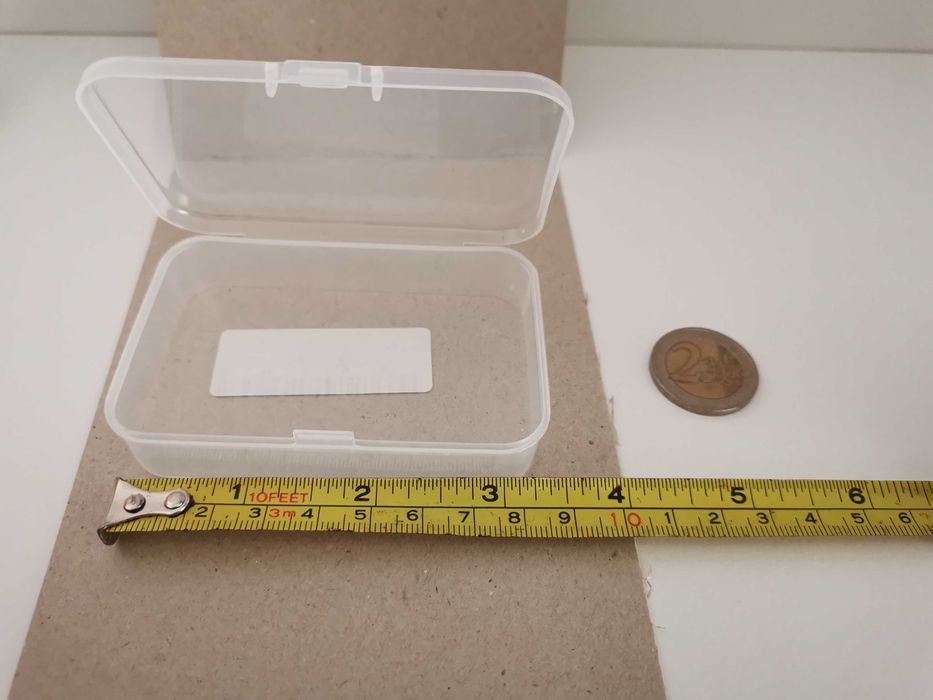 10 Caixas para cartas, cromos, amostras de pesca, costura, moedas