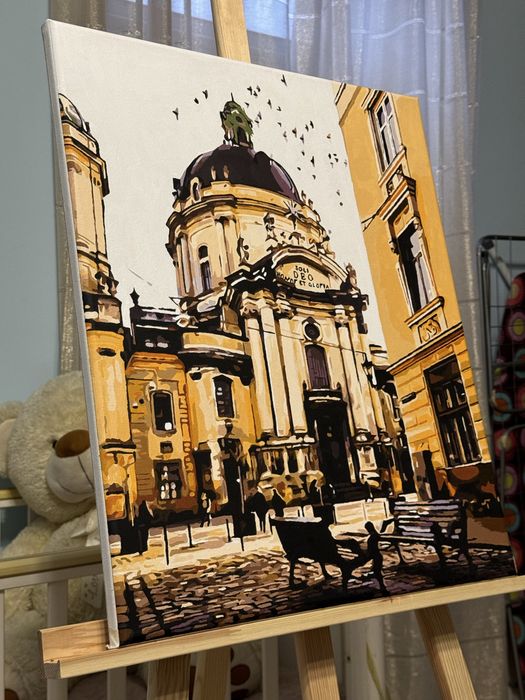 Картина на холсте красками