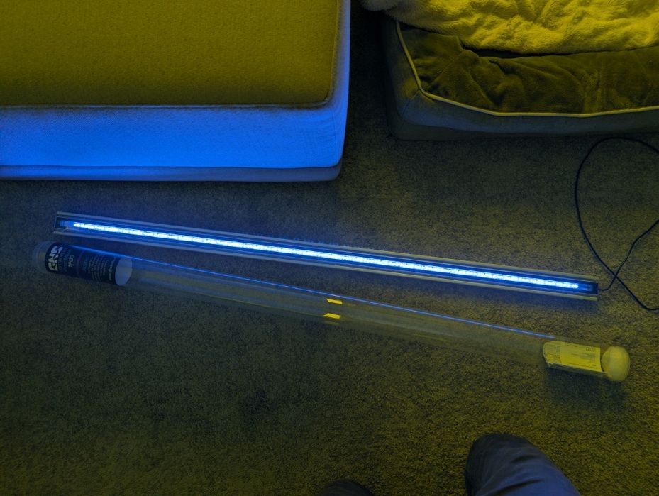 Barra led gnc aquário marinho