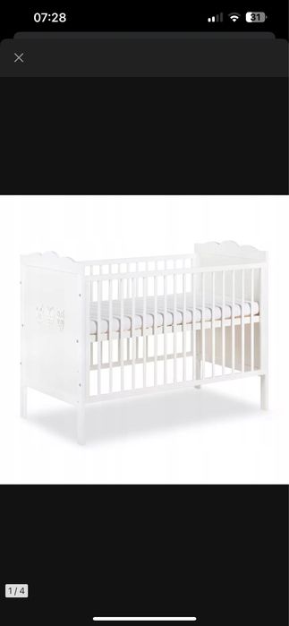 Łóżeczko dzieciece 120x60