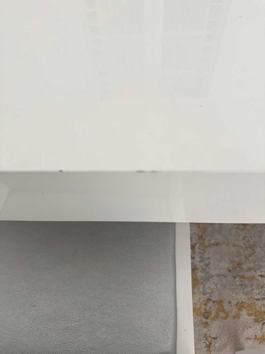 mesa extensivel +  8 cadeiras lacado de  branco