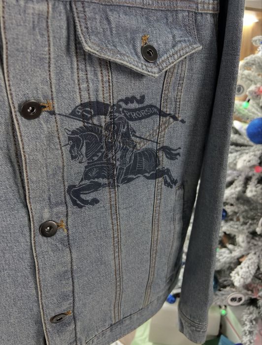 Куртка Джинсова Burberry Blue Denim — zdjęcie 3