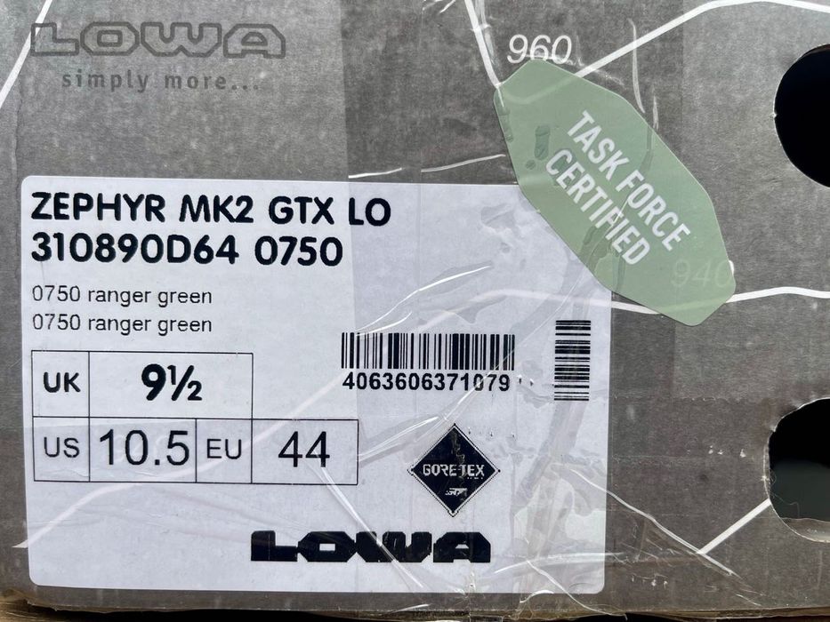 Buty Lowa Zephyr MK2 Low Ranger Green r. 44