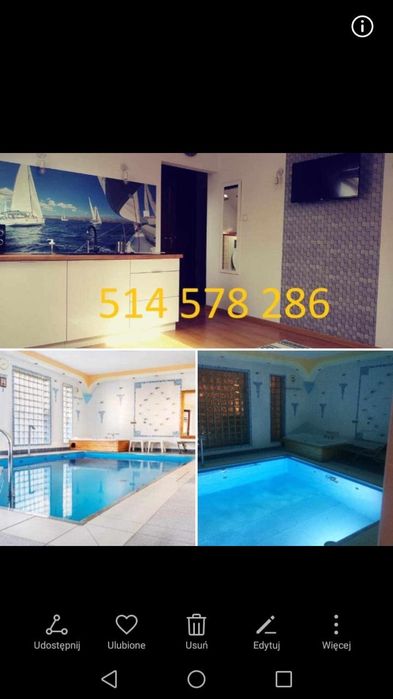 Tanio Wynajem Pokoju nad morzem, przy plaży Pokój z aneksem basenem