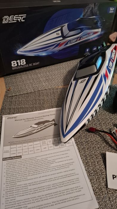 Deerc motorówka zdalnie sterowana 35km/h