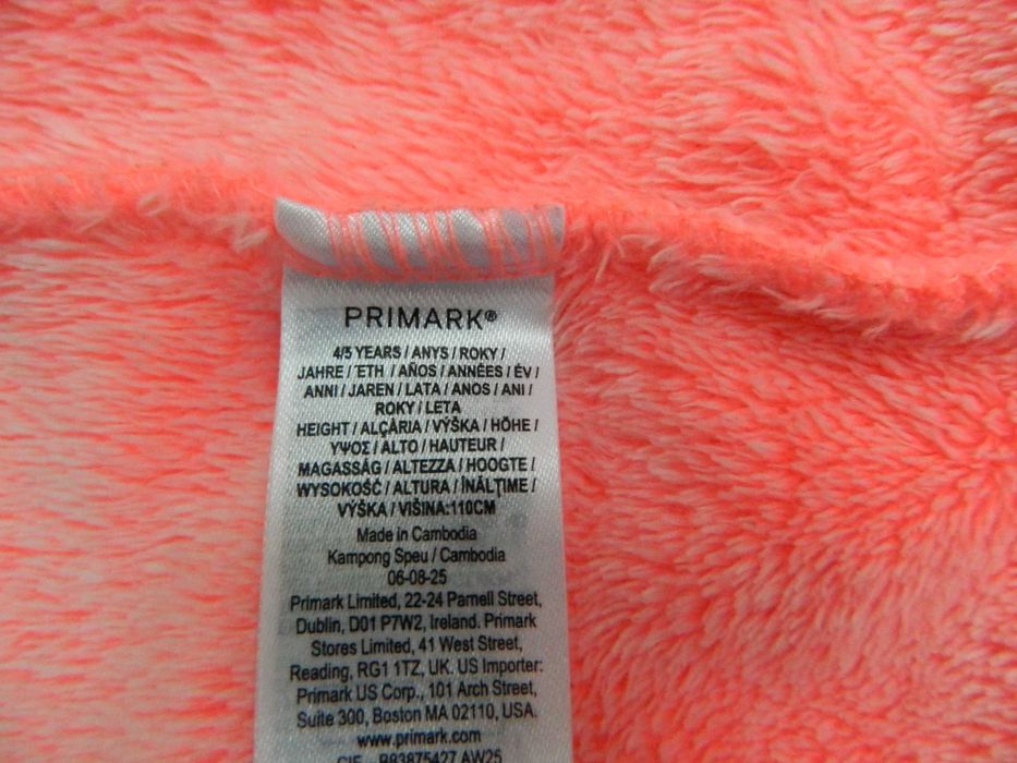 пижама домашняя-флис Primark,р.110см 4года