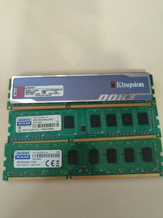 Оперативная память DDR4 DDR3  2,4,8 Gb