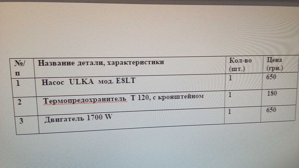 Насос ULKA моющего пылесоса ZELMER  ZVC762SPUA  FD9412 Польша