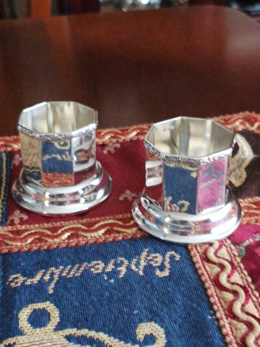 Piękne solniczki Pr 800 Niemcy Lutz Weiss Art Deco