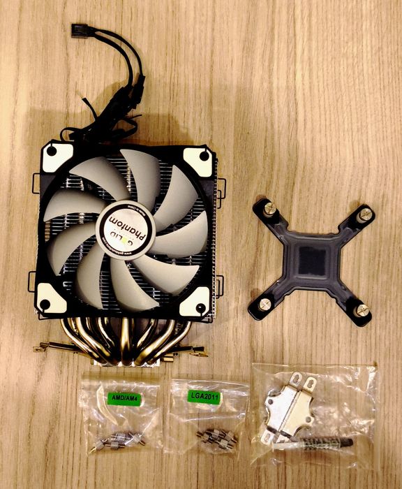 Chłodzenie CPU Gelid Phantom dwuwieżowe intel/amd