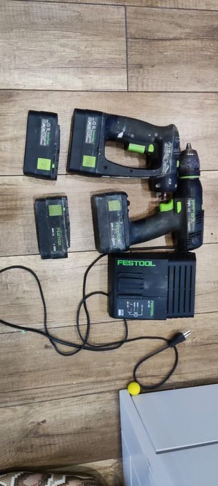 2szt wkrętarka Festool z ładowarką i bateriami
