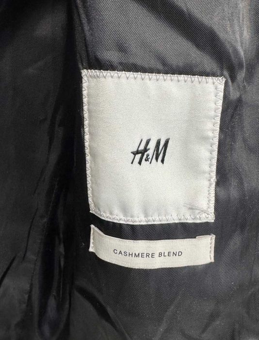 Стильне пальто бренд H&M Premium кашемір