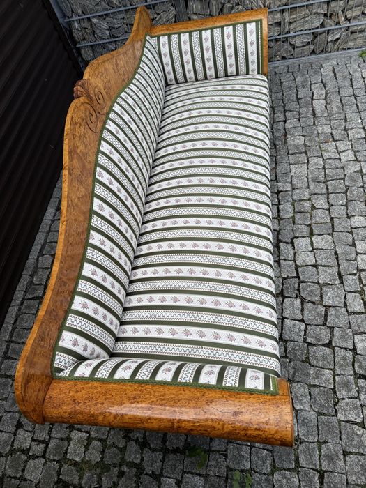 Sofa biedermeier empire ok 1880 r Ala ludwik kanapa brzoza wypoczynek