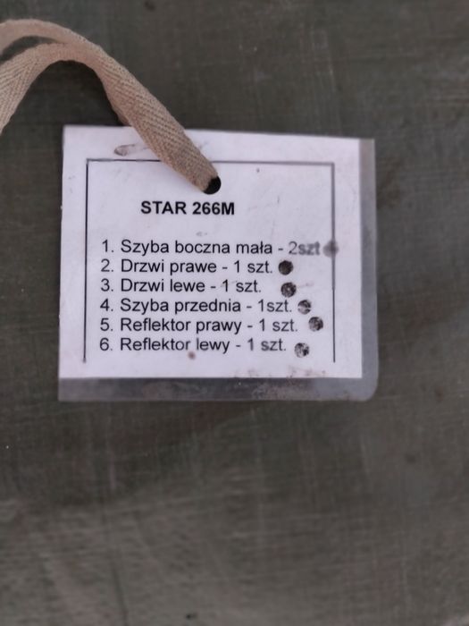 Maty ochronne osłony szyb lamp drzwi Star 266M plandeki osłony