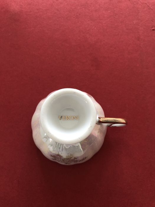 Porcelana serwis kawowy retro serwis