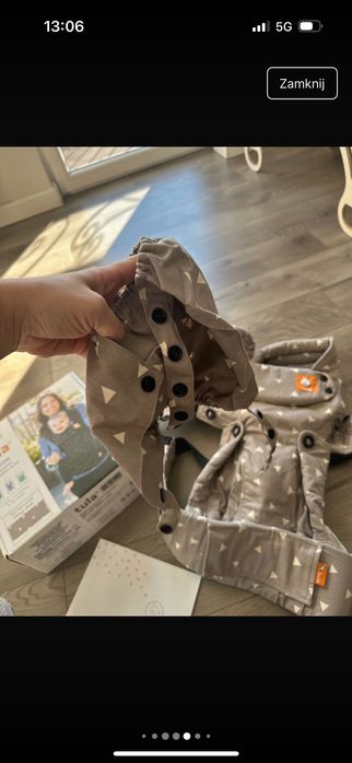 Nosidło Tula szary.