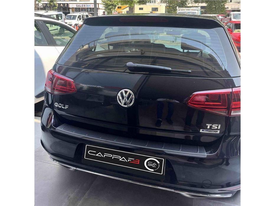 Volkswagen Golf 7/E-Golf Накладка на задній бампер EuroCap (HB, ABS)