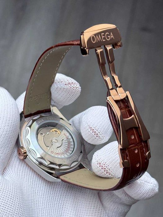 Швейцарские часы Omega Seamaster Co-Axial Gold - White