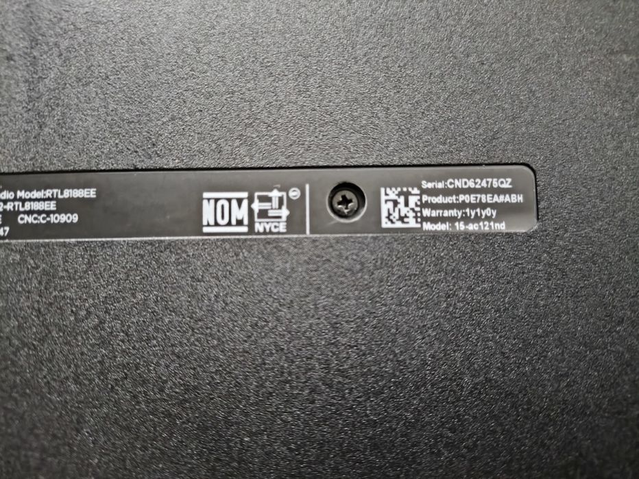 Laptop HP 250 G5 proc. I3 RAM 8 GB