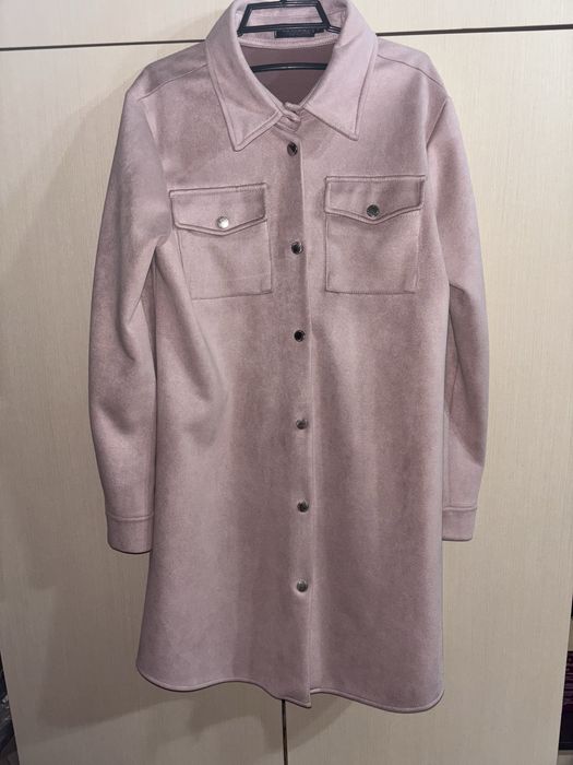 Велюрове рожеве плаття