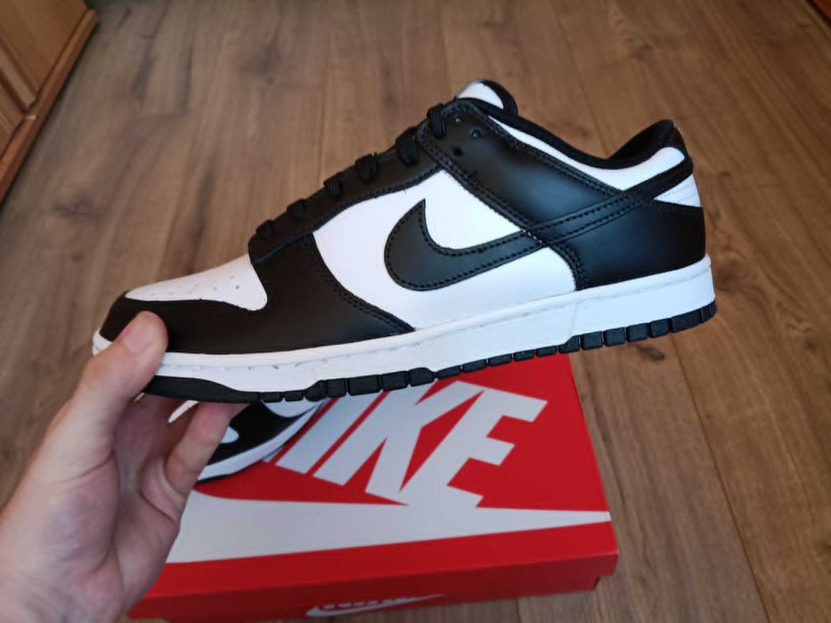 Nike Dunk Low Retro "Panda" Biało-Czarne Rozmiar 45 wkładka 29 cm pudełko