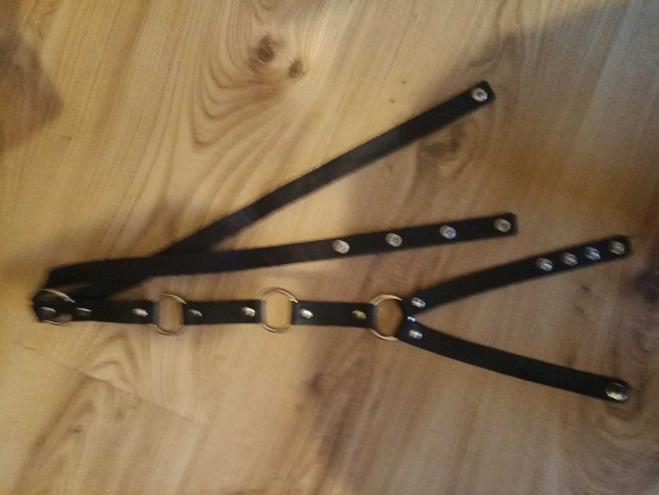 Szelki  Choker Styl harness eko skóra