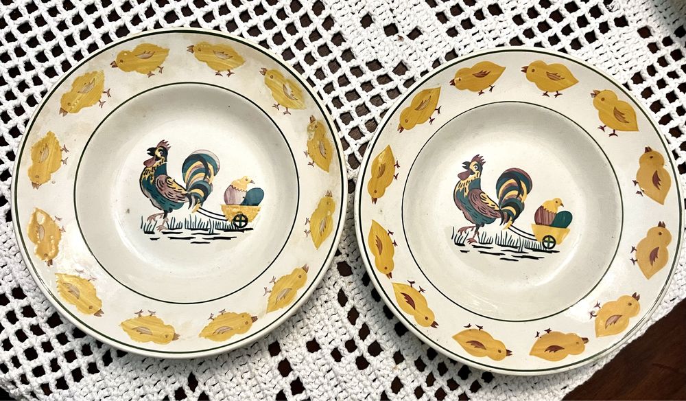 Pratos Antigos Fábrica Sacavém [3 Pratos]