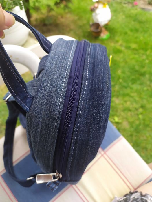 Jeansowa plecak / prezent dla dziecka