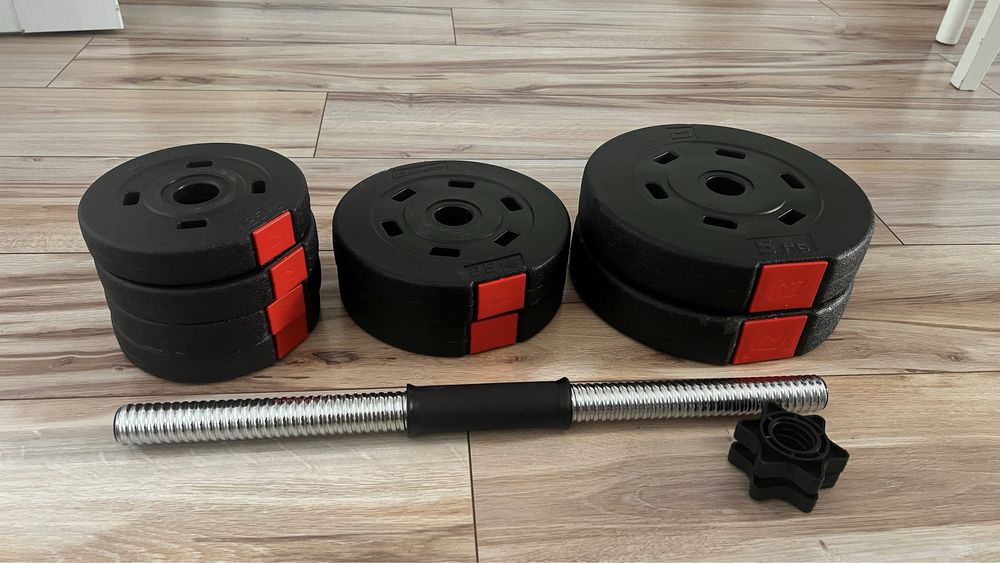 Zestaw hantli bloczkowych 20kg