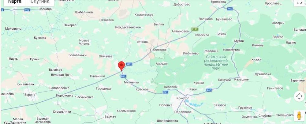 оренда земельної ділянки 50 соток м. Батурин фасад траси Е-101, М-02 - Вид 2