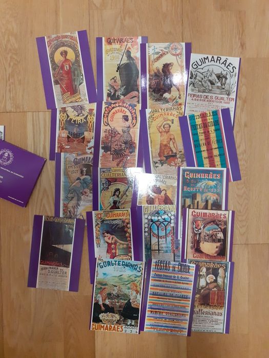 20 postais Festas Gualterianas Guimarães