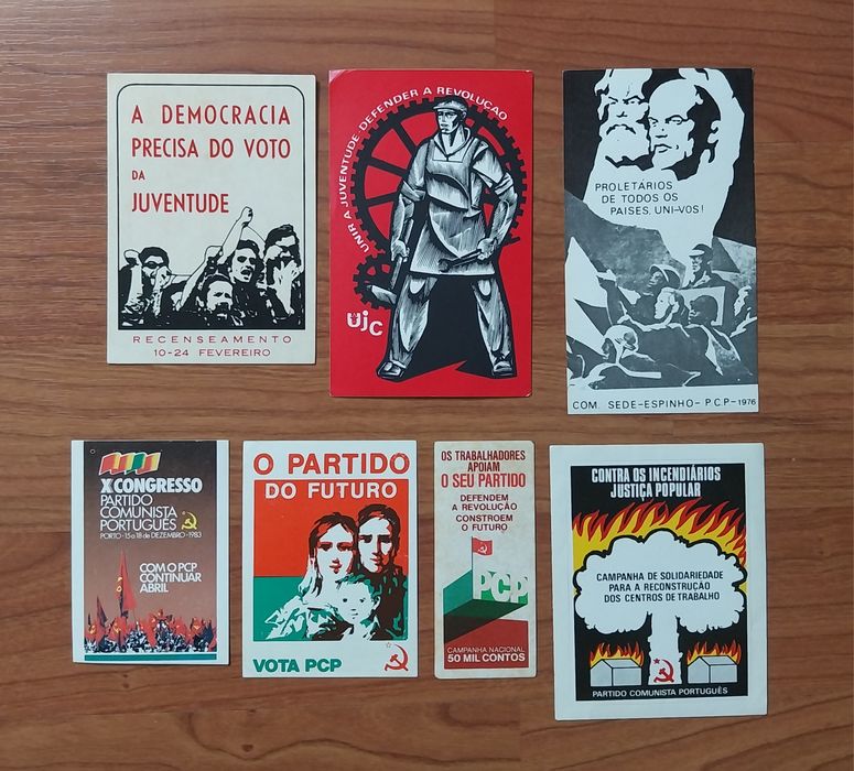 Autocolantes - colecção Partido Comunista Português
