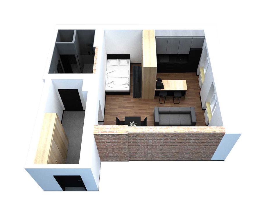 Piękne mieszkanie w stylu loft