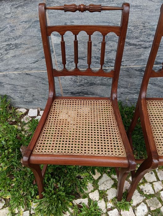 4 cadeiras de palhinha m