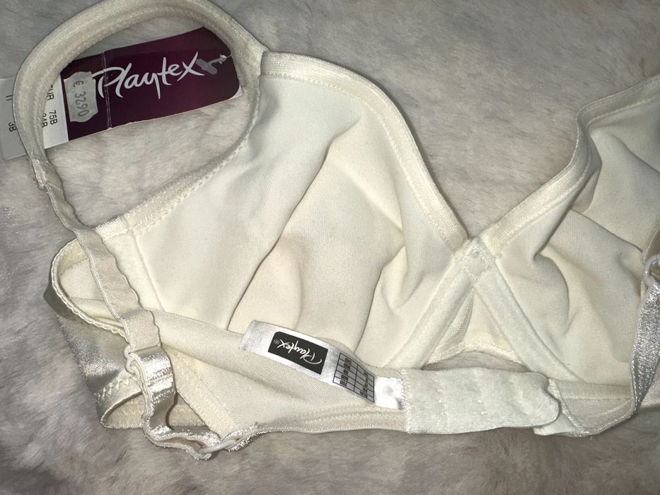 Playtex kremowy biustonosz nowy 75 B