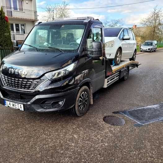 Laweta Parczew Transport maszyn samochodów Przeprowadzki