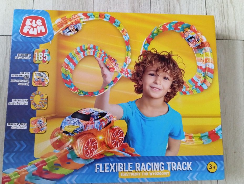 Elastyczny tor wyścigowy Elefun