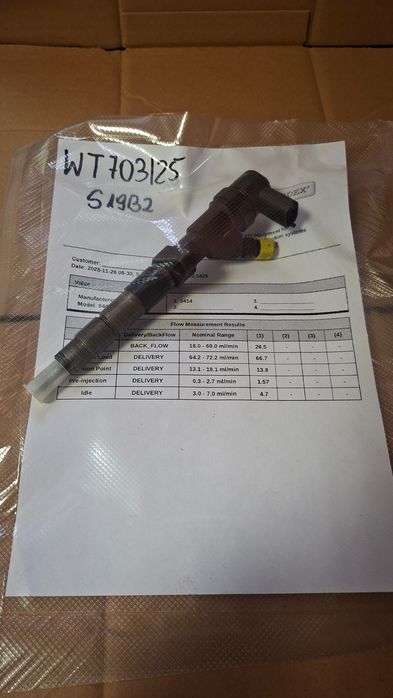 Wtryskiwacz Renault 2.5Dci Bosch 0445110141 Wydruk