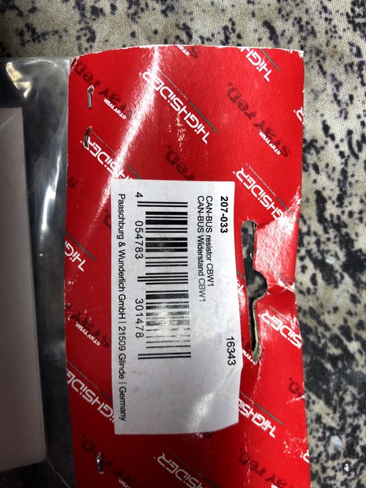 резистор CAN-BUS Highsider CBW1