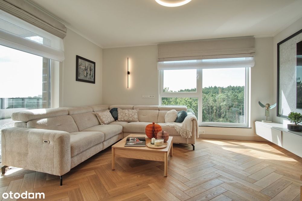 Apartament premium z panoramicznym widokiem na las. 5 pok. 3 garaże