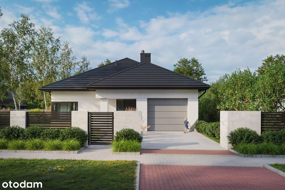 Nowy dom parterowy 112 m² – 2 sypialnie – spokojna, zdrojowa okolica