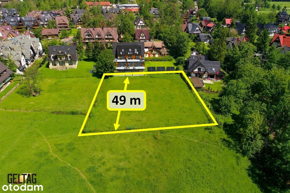 Działka inwestycyjna Zakopane / widok na Tatry / PUM do 710 m² - Widok 4