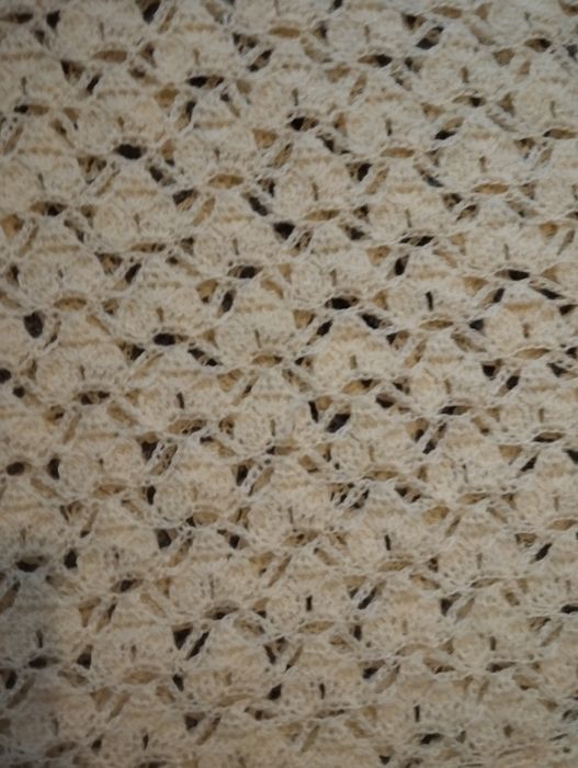 Накидка платок шаль в'язана мережевна