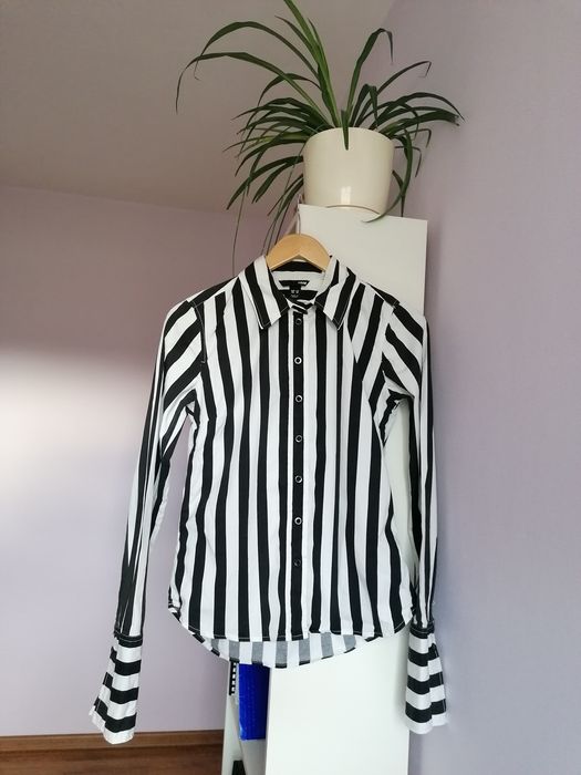 Koszula w paski elegancka L H&M