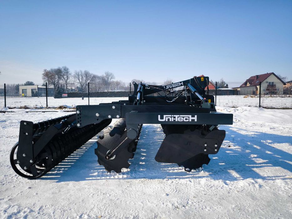 Brona Talerzowa Hydrauliczna 4m 4,5m 5m z wałem daszkowym CIĘŻKA RATY