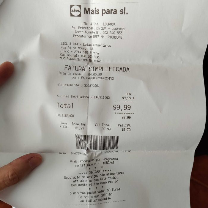 Máquina de IPL nova.