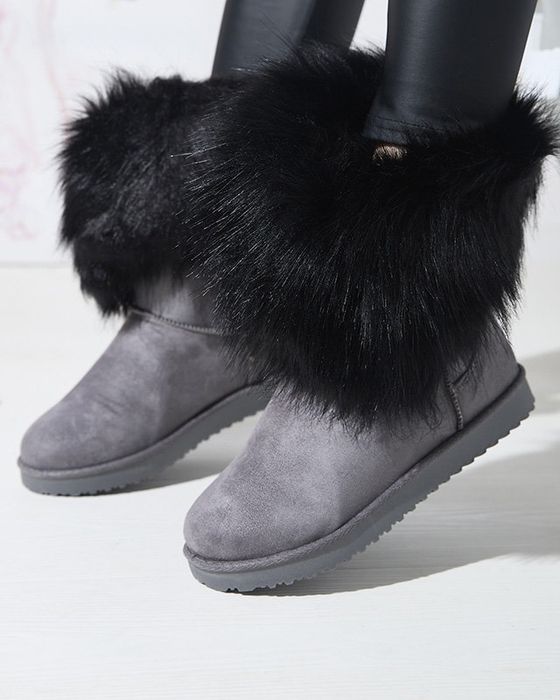 36 37 38 botki 39 śniegowce mukluki z futerkiem futerko zimowe ociepla